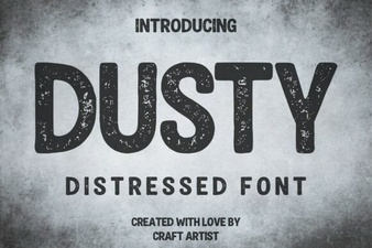 Dusty Font for Vintage Design Projects