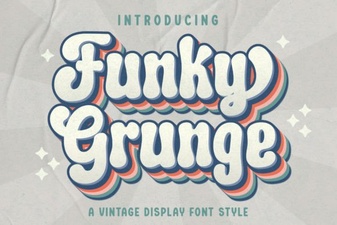Funky Grunge Font for Bold Creative Projects