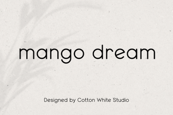 Mango Dream Font: Creative Typography for Bold Design Projects