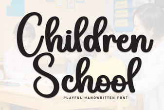 Creative Children's School Fonts for Engaging Learning Projects
