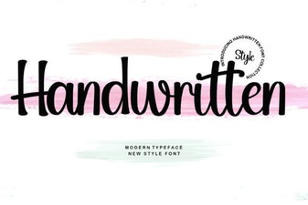 Handwritten Font for Creative Design Projects